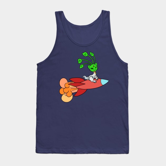 Neopets Alien Aisha Tank Top by AmyNewBlue